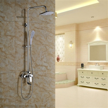 Dual Shower Head System With Handheld
